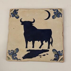 Osborne bull or "Toro de Osborne," Tile